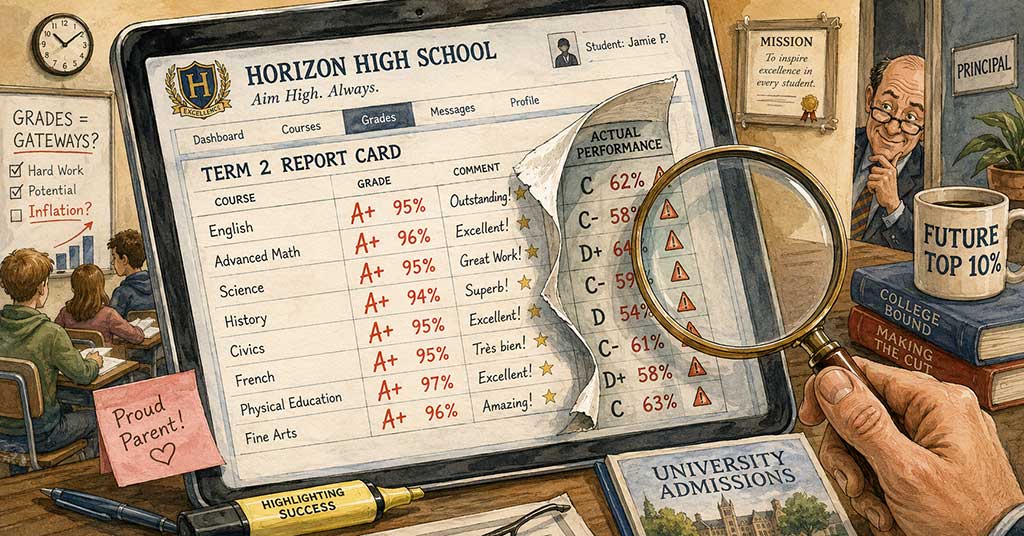 Ontario high school students look smarter on paper than they really are